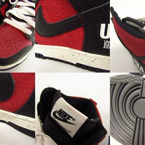 UNDERCOVER × NIKE DUNK HIGH 1985 DD9401-600 アンダーカバー × ナイキ ダンク ハイ SIZE:23.0cm スニーカー 靴 〓A9819の画像8