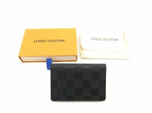 LOUIS VUITTON card-case card-case auger nai The -*duposhuN63197 initial entering ∠UP4210