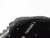 CHROME HEARTS クロムハーツ ベースボールキャップ 帽子 ロゴ刺繍 ONE SIZE ▼CA873_画像8