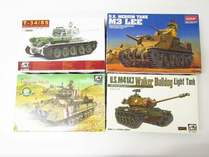 未組立 AFVクラブ 35041 1/35 M41A3 ウォーカーブルドッグ 他 戦車 プラモデル 4個セット ●A9253