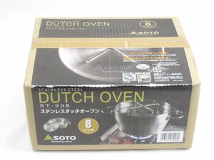 未使用 SOTO DUTCH OVEN ステンレスダッチオーブン ST-908 #U2385