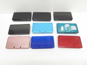 ジャンク品 Nintendo ニンテンドー3DS 9点セット ゲーム機本体 △WE1499