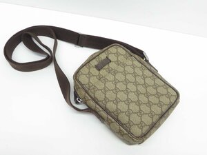 GUCCI グッチ GGスプリーム ショルダーバッグ 鞄 △WP1932