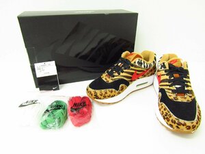 ATMOS × AIR MAX 1 DLX "ANIMAL PACK" AQ0928-700 （ウィート/バイソン/クラシックグリーン/スポーツレッド）