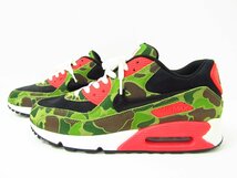 NIKE × atmos ナイキ × アトモス / AIR MAX 90 PREMIUM DUCK CAMO / 333888-025 SIZE:29.0cm スニーカー 靴 ≡SH7203_画像3