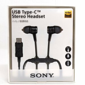 未開封 SONY ソニー USB Type-C ステレオヘッドセット STH50C イヤホン《A9942の画像1