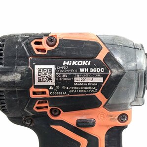HiKOKI ハイコーキ 充電式 インパクトドライバ WH36DC 2XPS CS BSL36A18B 36V バッテリー2個 充電器セット《A9950の画像4