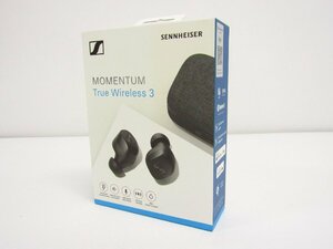  Sennheiser complete wireless earphone MOMENTUM True Wireless 3 Black MTW3-BLACK * junk * body lack of *4212