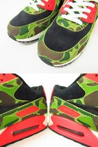 NIKE × atmos ナイキ × アトモス / AIR MAX 90 PREMIUM DUCK CAMO / 333888-025 SIZE:29.0cm スニーカー 靴 ≡SH7203_画像8