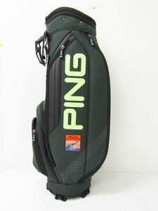 未使用 PING ピン FLAGSTAFF フラッグスタッフ CB-P2201 キャディバッグ 9インチ 2.9kg ∩SP8048