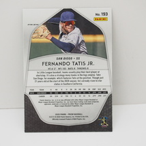 MLB ベースボール 2020 Panini Prizm #193 Fernando Tatis Jr. ミントグリーン ホロ トレカ カード ∴WU1579_画像6