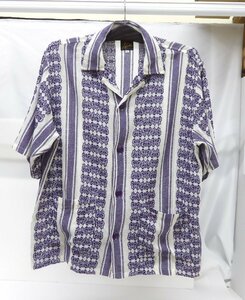  needle zNEEDLES total pattern short sleeves shirt SIZE:L men's ^WF2376