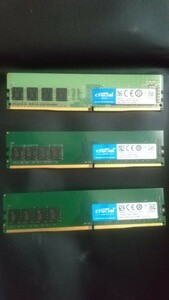 ddr4 動作品　4g メモリ デスクトップ用 crucial Crucial RAM DESKTOP DDR4 ECC無し