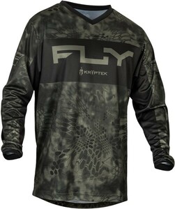 Sサイズ MXジャージ FLY 24 F-16 SE KRYPTEK モスグレイ/ブラック モトクロス 正規輸入品 WESTWOODMX