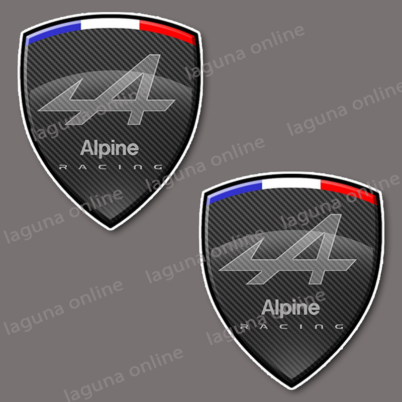 ☆即納☆　alpine racing アルピーヌ　ステッカー　デカール　並行輸入 2