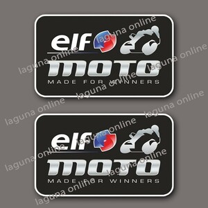 ☆即納☆　elf moto　エルフ モト　ステッカー　デカール　並行輸入