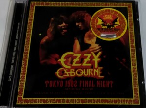 オジー・オズボーン 1982年 東京 Ozzy Osbourne Live At Tokyo,Japan Definitive Master Black Sabbath