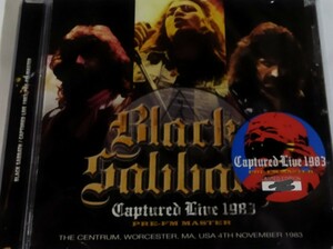 ブラック・サバス 1983年 Stereo SDB 特典付 Black Sabbath Live At Woncester,USA 