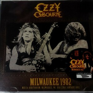 オジー・オズボーン 1982年 特典付 Ozzy Osbourne Live At Milwaukee,USA Black Sabbathの画像1