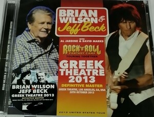 ブライアン・ウィルソン ＆ ジェフ・ベック 2013年 Definitive Master Brian Wilson Jeff Beck Live At Los Angeles,USA Beach Boys