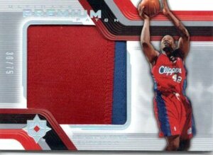 2004-05 UD Ultimate Collection Premium Patch Jersey Elton Brand /75