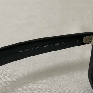 美品 Ray-Ban レイバン RB2140-F 901 52□22 150 3N WAYFARER 眼鏡/メガネ/サングラス/ドライブ ケース付きの画像4