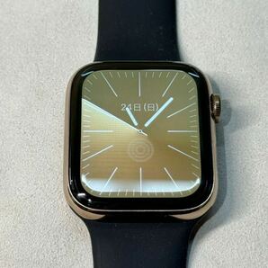☆即決 ゴールドステンレス Apple watch Series4 GPS+Cellular 44mm アップルウォッチ 464の画像1