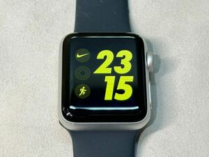 ☆即決 お試しにどうぞ！ Apple watch Series3 38mm NIKE シルバーアルミニウム アップルウォッチ 本体 GPSモデル 586