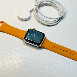 ☆即決 バッテリー100％ Apple watch シリーズ5 アップルウォッチ HERMES Series5 40mm ステンレス GPS+Cellular 706の画像2