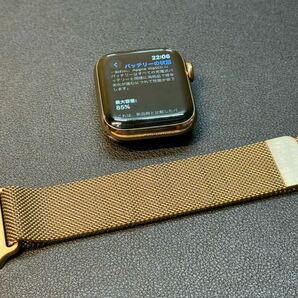 ☆即決 オススメ Apple watch Series5 40mm ゴールドステンレス ミラネーゼループ GPS+Cellularモデル アップルウォッチ シリーズ 719の画像8