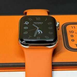 ☆即決 美品 100% HERMESバンド Apple Watch series6 HERMES 40mm アップルウォッチ エルメス GPS+Cellular ステンレス シリーズ6 685の画像3
