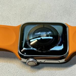 ☆即決 バッテリー100％ Apple watch シリーズ5 アップルウォッチ HERMES Series5 40mm ステンレス GPS+Cellular 706の画像7