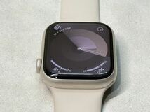 ☆即決 美品 バッテリー86% Apple Watch series7 45mm スターライトアルミニウム アップルウォッチ GPS+Cellularモデル シリーズ7 751_画像5