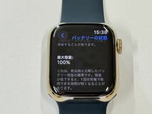 ☆即決 美品 バッテリー100% ゴールドステンレス Apple Watch 最新 series9 41mm アップルウォッチ GPS+Cellular シリーズ9 793_画像8