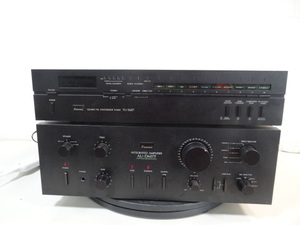 H2147　AUDIO【Sansui INTEGRATED AMPLIFIER AU-D607F EXTRA /　AM/FM　TU-S607　動作確認済み　【中古品】　