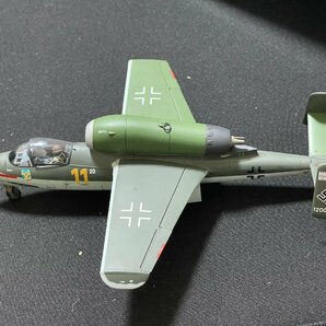 タミヤ マスターワーク 1/48 ハインケル He162 A-2 サラマンダー 完成品 used 現状品の画像2