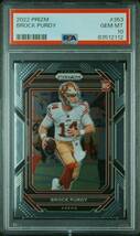 BROCK PURDY 2022 PANINI PRIZM NFL #353 RC ルーキーカード PSA10 GEM MINT 1円出品_画像1