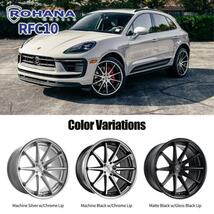 ROHANA RFC10 20インチ 20x10.0J 5/112 +22 MS マシンシルバー クロームリップ 新品ホイール1本価格_画像2