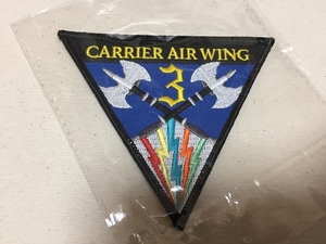 Carrier Air Wing 3 CVW-3 ワッペン パッチ U.S.NAVY A-2/N-2B/N-3Bにどうぞ