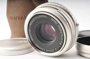 極美品 PENTAX SMC FA 43mm f1.9 SL Limited Lens Silver ペンタックス 一眼レフ カメラ 単焦点 レンズ