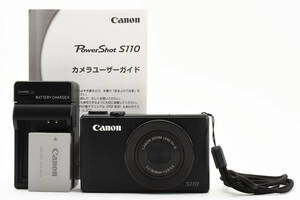 ★新品級 Canon Powershot S110 ブラック PC1819 ★動作確認済み キヤノン パワーショット コンパクトデジタルカメラ A170