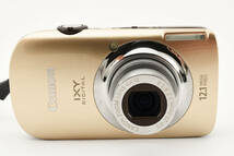 ★美品★ Canon IXY 510 IS ゴールド 専用ケース・取説付 ★動作確認済みキヤノン イクシー PC1356 コンパクトデジタルカメラ A171_画像3