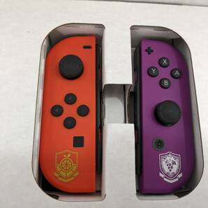 美品 Nintendo Switch 有機ELモデル スカーレット・バイオレット エディション 本体 ニンテンドー スイッチの画像8