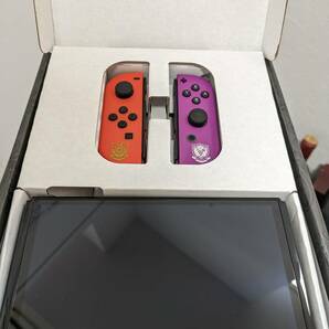 美品 Nintendo Switch 有機ELモデル スカーレット・バイオレット エディション 本体 ニンテンドー スイッチの画像6