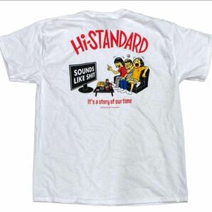 新品 Hi-STANDARD SLS Tシャツ XL 白 ハイスタ kenyokoyama pizza of death 横山健 fatwreck NOFX 送料無料の画像1