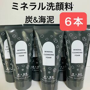 6本 ミネラル クレンジング フォーム くすみ&毛穴ケア 肌スッキリ 男性にもお勧め 炭&海泥配合 FMG エイボン