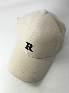 古着風　R刺繍ロゴキャップ　帽子　野球帽　日焼け対策　新品　原宿ファッション　
