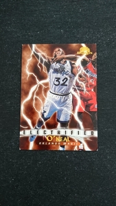 1996年当時物!FLEER/SKY BOX製NBA ORLANDO MAGIC「SHAQUILLE・O'NEAL」トレーディングカード1枚/シャック BASKETBALL オーランドマジック 