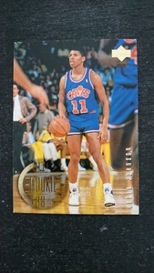 1995年当時物!UPPER DECK製NBA CAVS「KEVIN・JOHNSON」トレーディングカード1枚/ルーキー キャブス ケヴィン・ジョンソンBASKETBALL