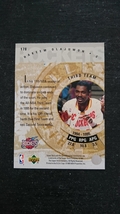 1995年当時物!UPPER DECK製NBA HOUSTON ROCKETS「HAKEEM・OLAJUWON THIRD ALL-TEAM」トレーディングカード1枚/オラジュワン ロケッツ_画像2
